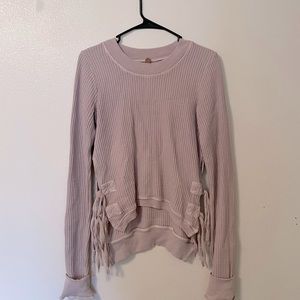 Mauve free people long sleeve